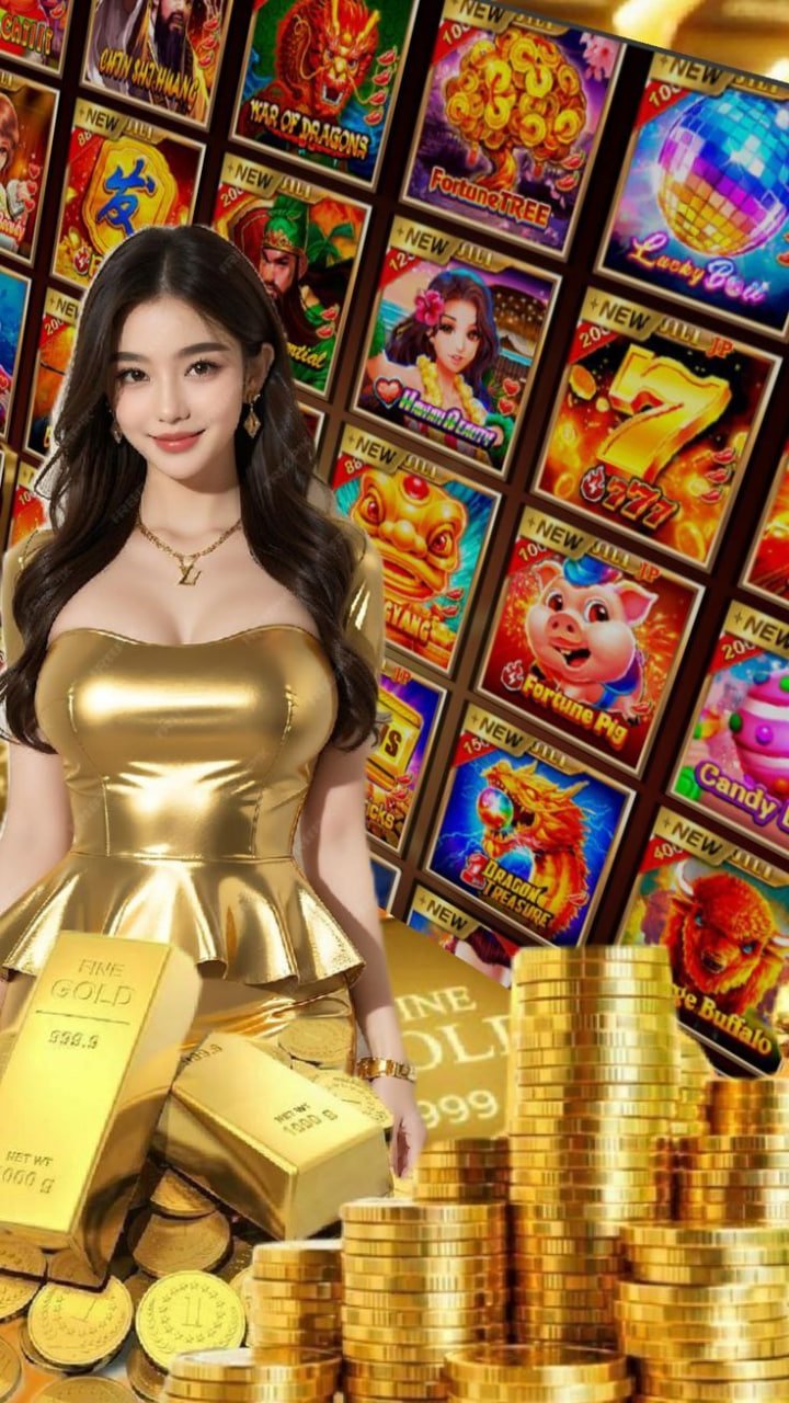 Antarmuka aplikasi pazel menampilkan permainan Treasures Aztec di layar smartphone